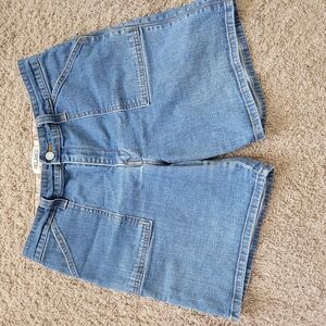 Levi's Floral Lined Denim Shorts